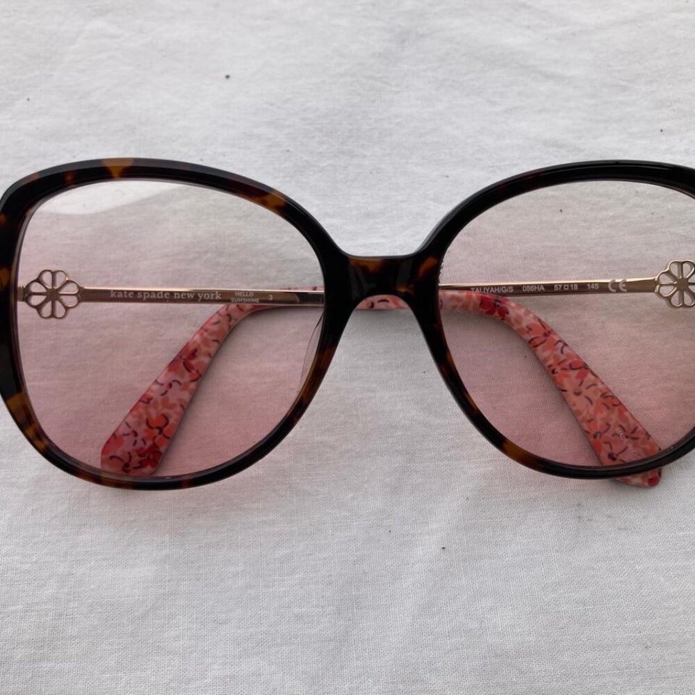 Kate Spade Woman TALIYAH/G/S - 086 HA | Sunglasses Havana Square Eyeglasses - Picture 3 of 17